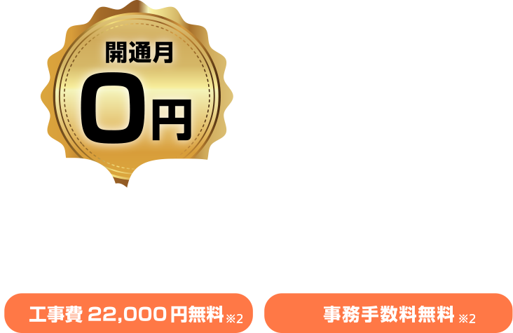 最初の半年990円/月※税込
